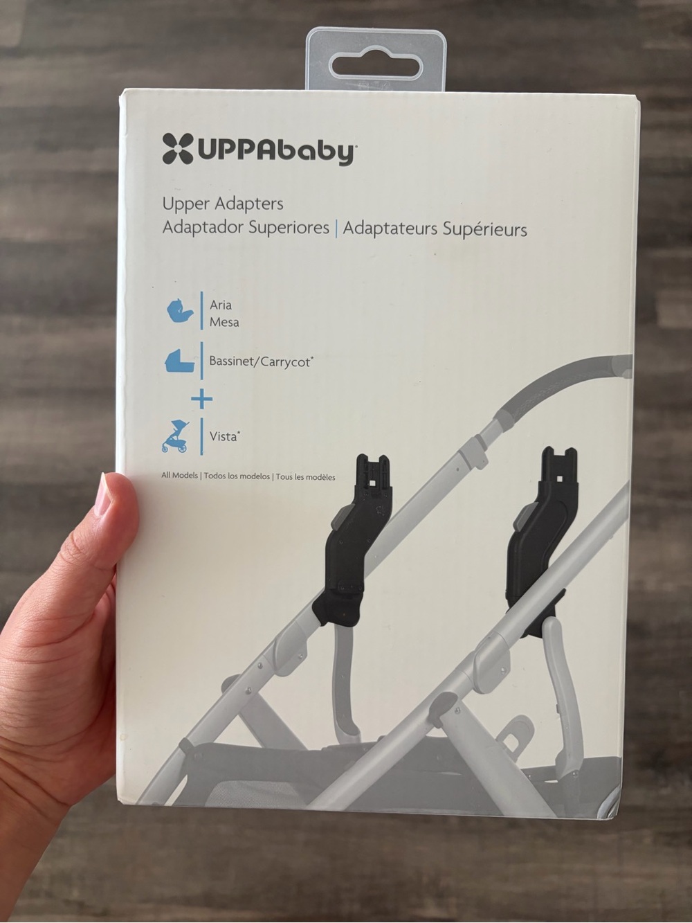 UPPAbaby Black Upper Adapters for Strollers